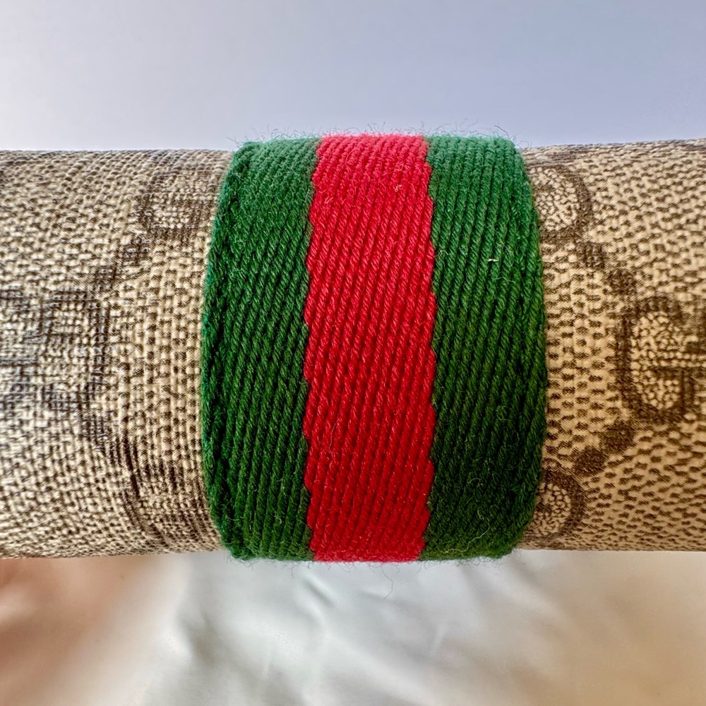 Gucci Belt Bag with Monogram Canvas and Leather Trim - Picture 5 of 17